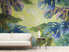 Papier peint Papier peint abstrait feuillage tropical luxuriant de apporte