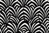 Papier peint noir et blanc rayures