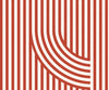 Papier Peint Géométrique Rouge et Blanc