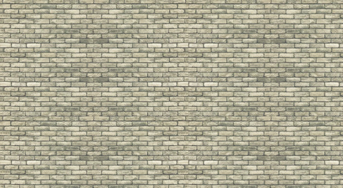 Papier peint mur de briques rétro vert