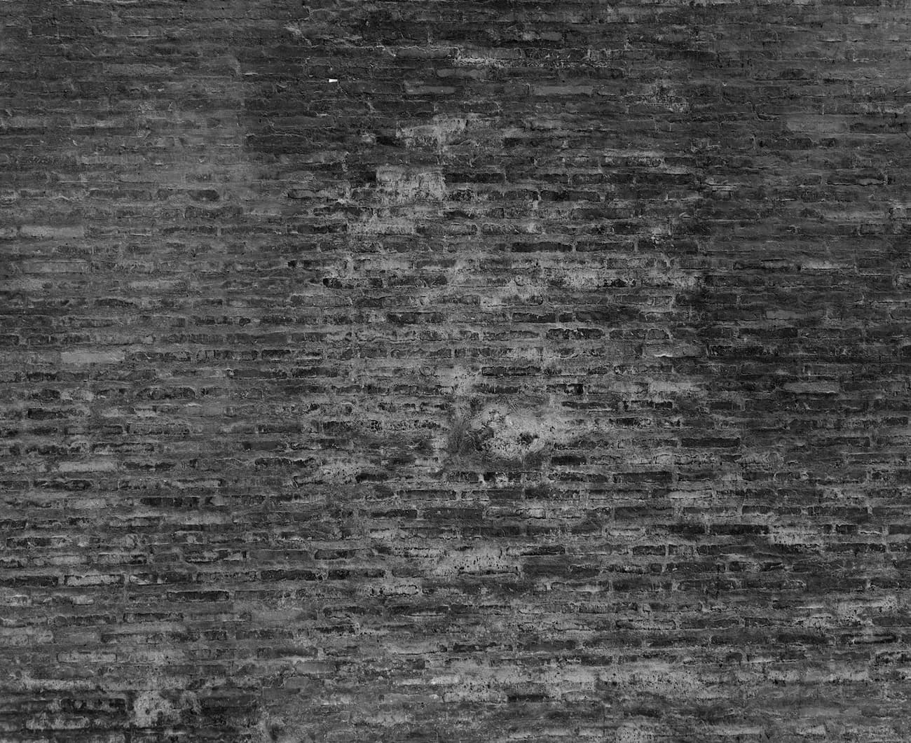 Papier peint briques noir vintage