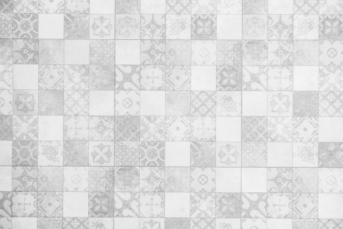 Papier peint carreaux de ciment