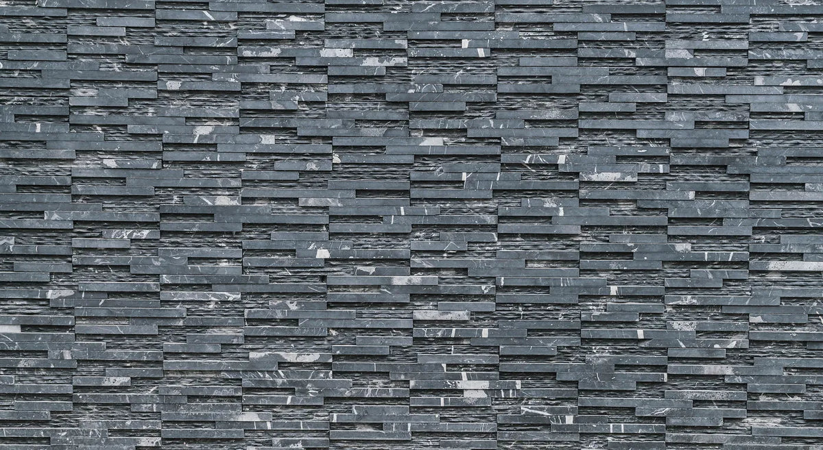 Papier peint mur de parement gris foncé