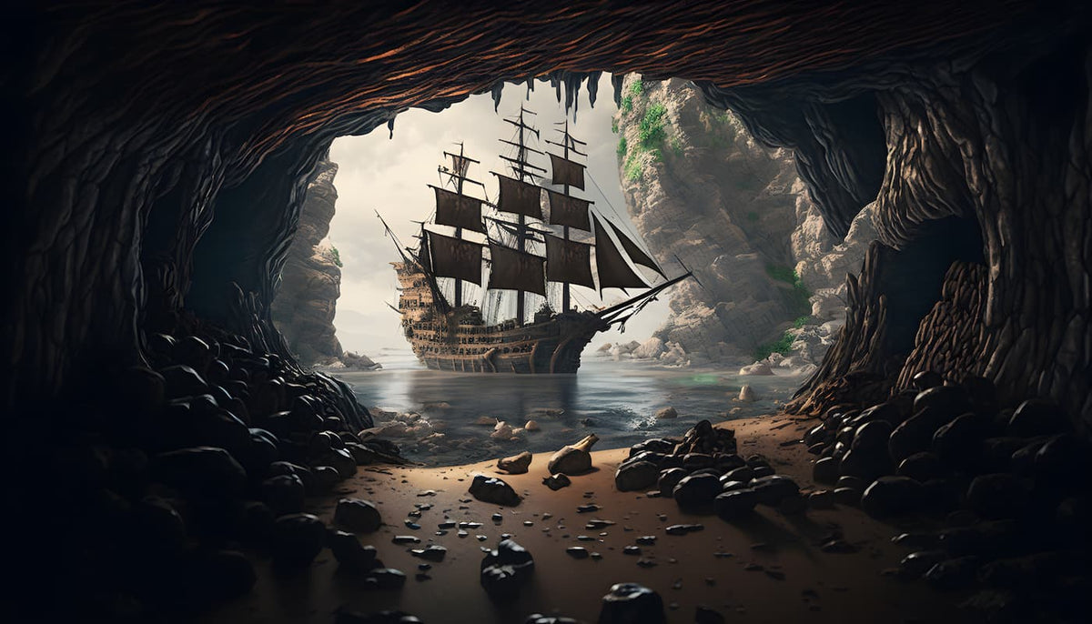 Papier peint île aux pirates