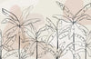 Papier peint bananiers design