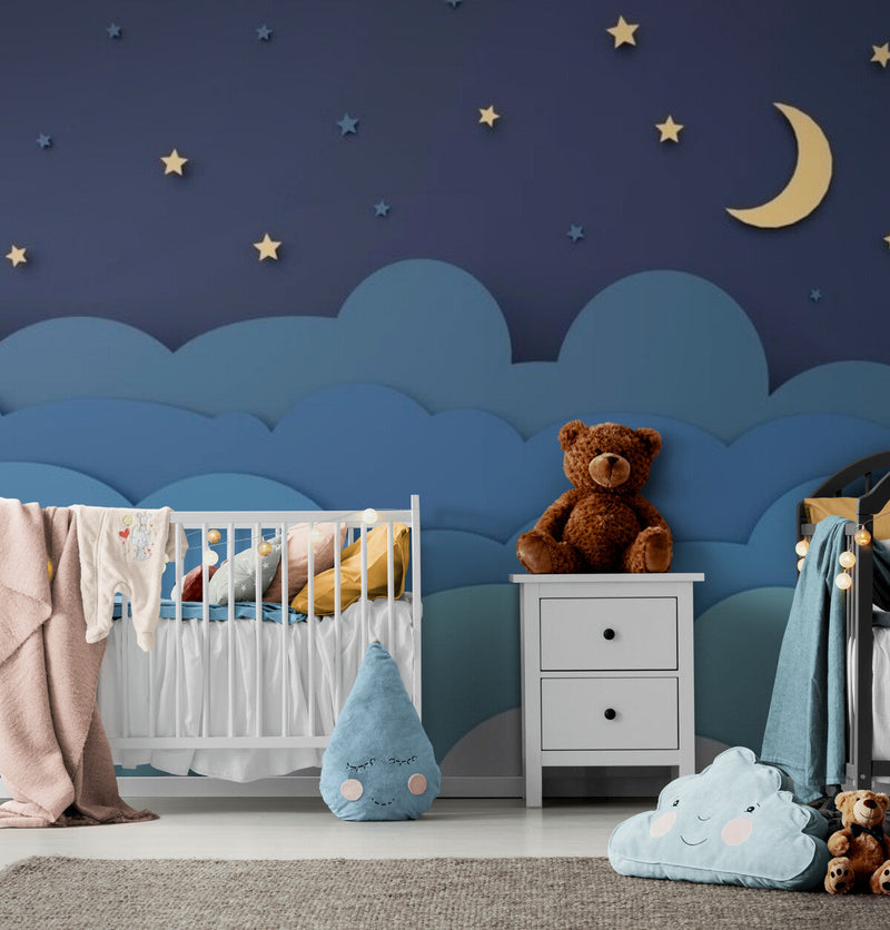 Papier peint Papier peint enfant ciel étoilé est parfait scandinave