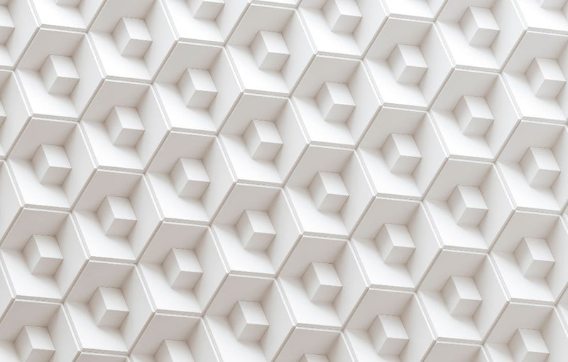 Papier peint Papier peint 3D couloir géométrique en épuré