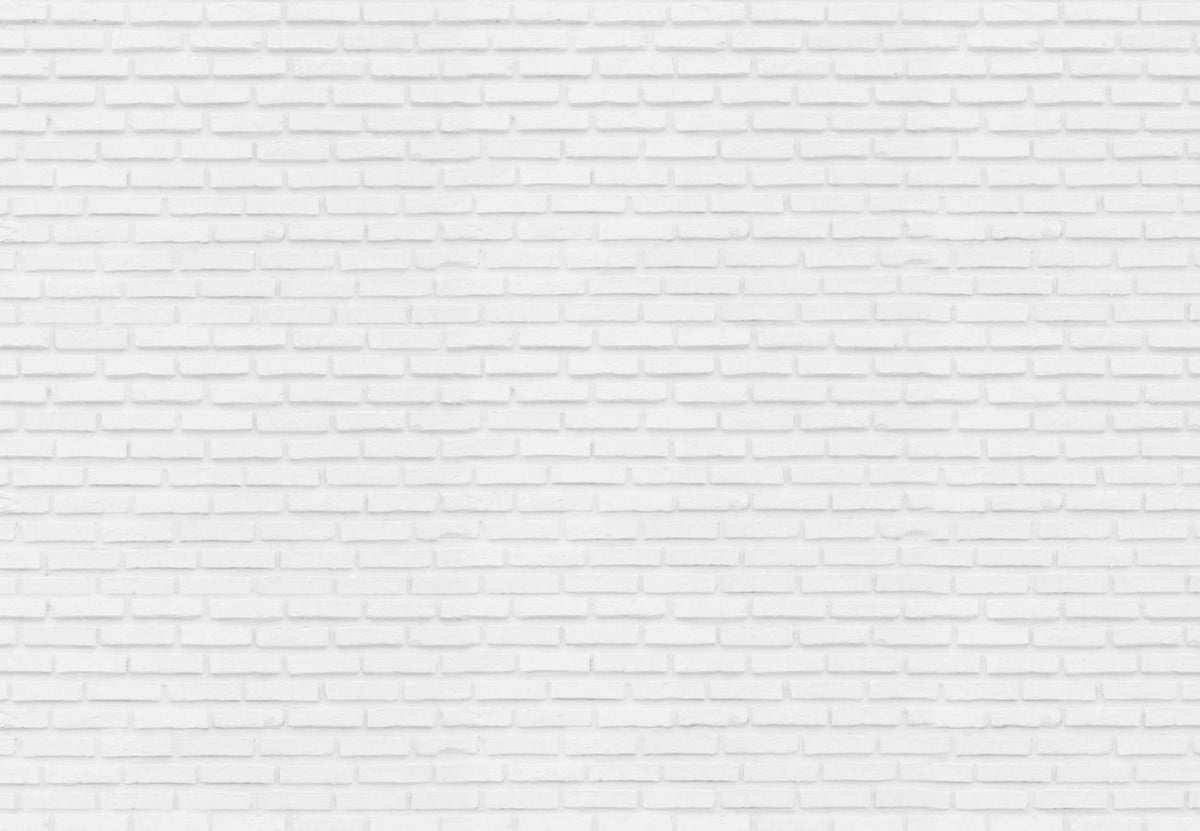 Papier peint brique blanche métro