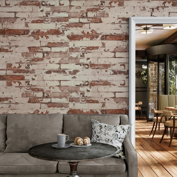 Papier peint Papier peint brique vintage de briques industriel,
