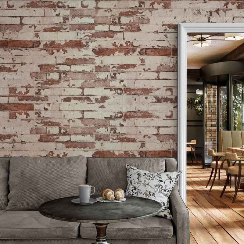 Papier peint Papier peint brique vintage de briques industriel,