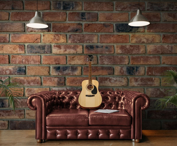 Papier peint Papier peint briques vieillies de mur rustique,