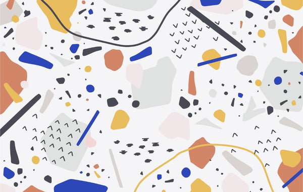 Papier peint Papier peint couloir graphique abstrait et scandinave,