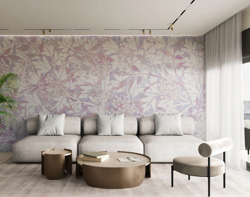 Papier peint Papier peint Lilas délicat de Art