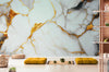 Papier peint Papier peint marbre blanc et veines dorées de marbre offre