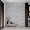 Papier peint papier peint dessin de fleurs floral délicat, scandinave,