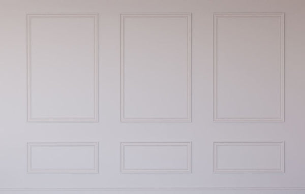 Papier peint Papier peint effet moulures trompe l'oeil de panneaux apporte