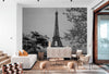 Papier peint Papier peint panoramique noir et blanc tour eiffel photographique apportera hivernale