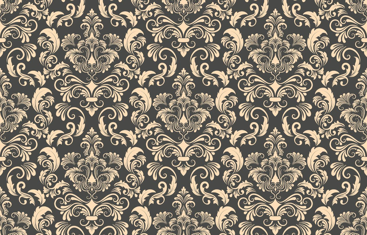 Papier peint tête de lit baroque