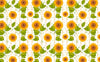 Papier peint tournesol