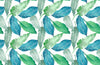 Papier peint Papier peint tropical bleu canard tropical luxuriant apporte
