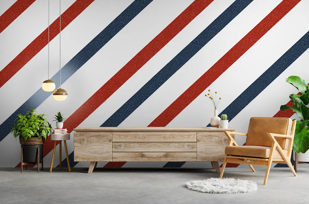 papier peint barber shop