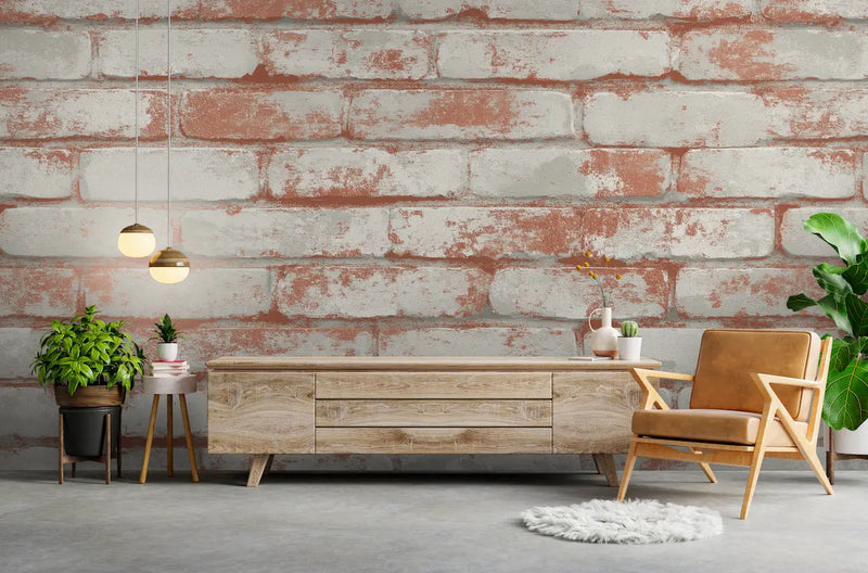 papier peint brique de parement