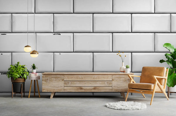 papier peint carrelage metro