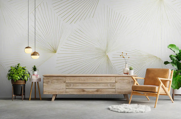 papier peint effet brillant