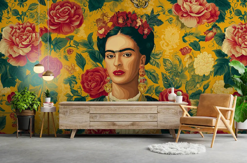 papier peint frida kahlo 