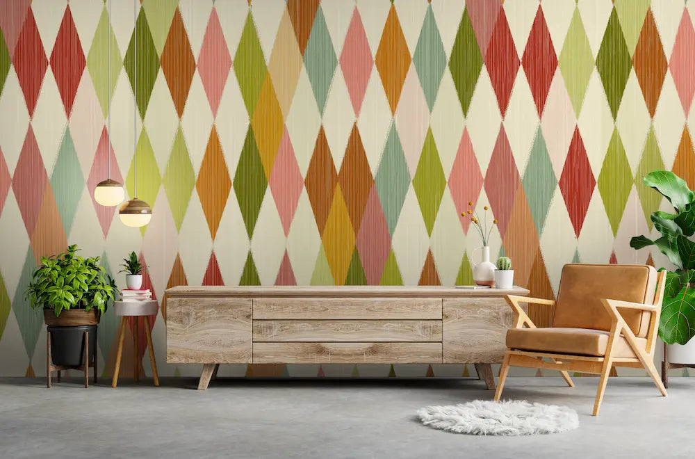 papier peint harlequin 