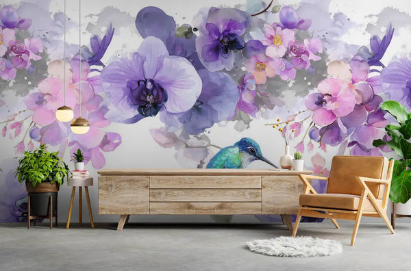 papier peint orchidée