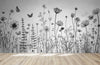 papier peint panoramique graminées