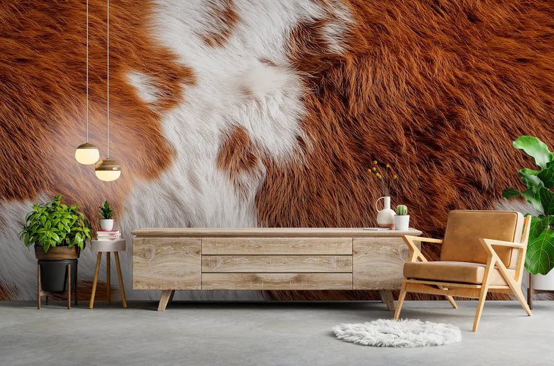 papier peint peau de vache