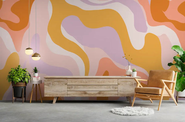 papier peint psychédélique