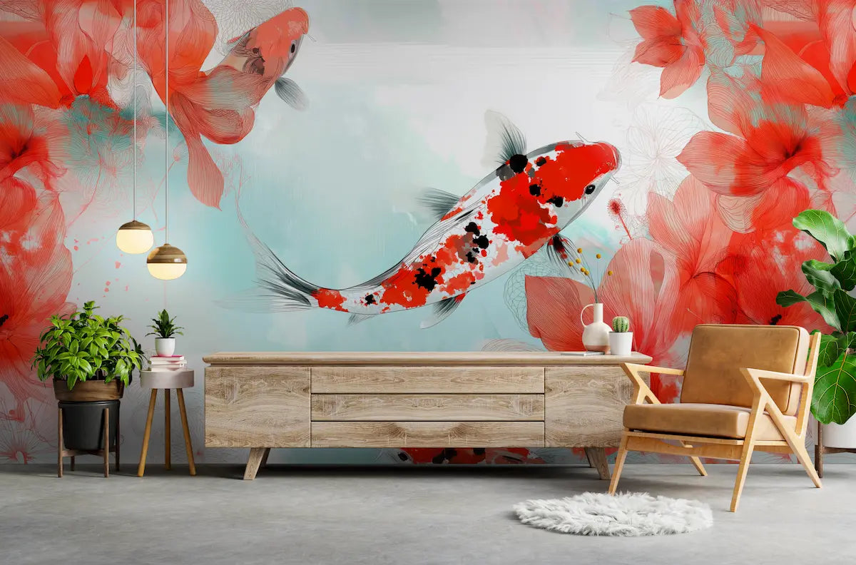 papier peint trompe l’oeil animaux 