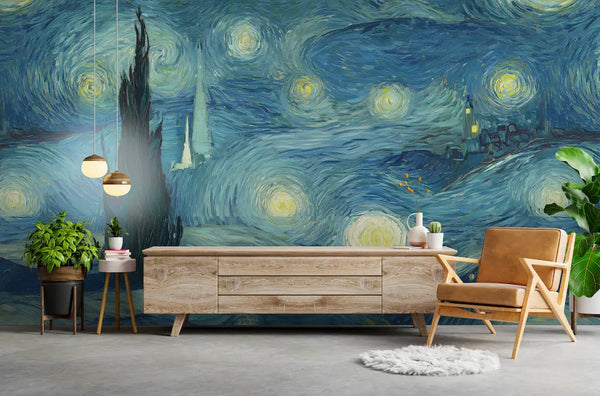 papier peint van gogh