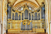 Papier peint panoramique pilliers blancs et orgue