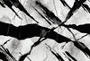 Papier peint craquelure noir et blanc