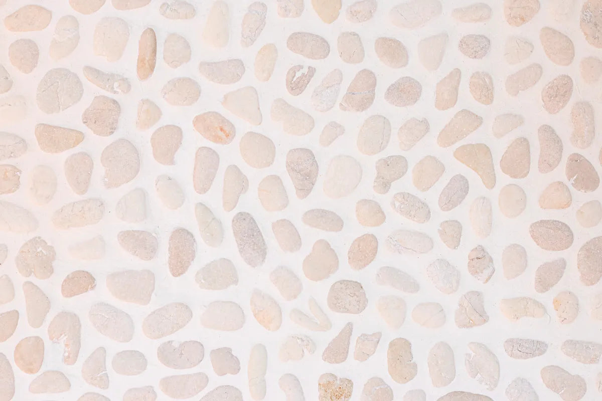 Papier peint galet rose