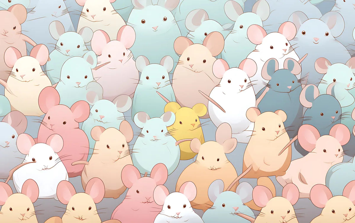 Papier peint enfant souris