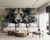 Papier peint Papier peint lion noir et blanc transformera votre contemporain