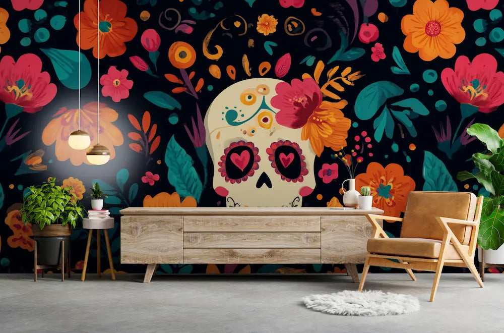 tenture murale mexicaine