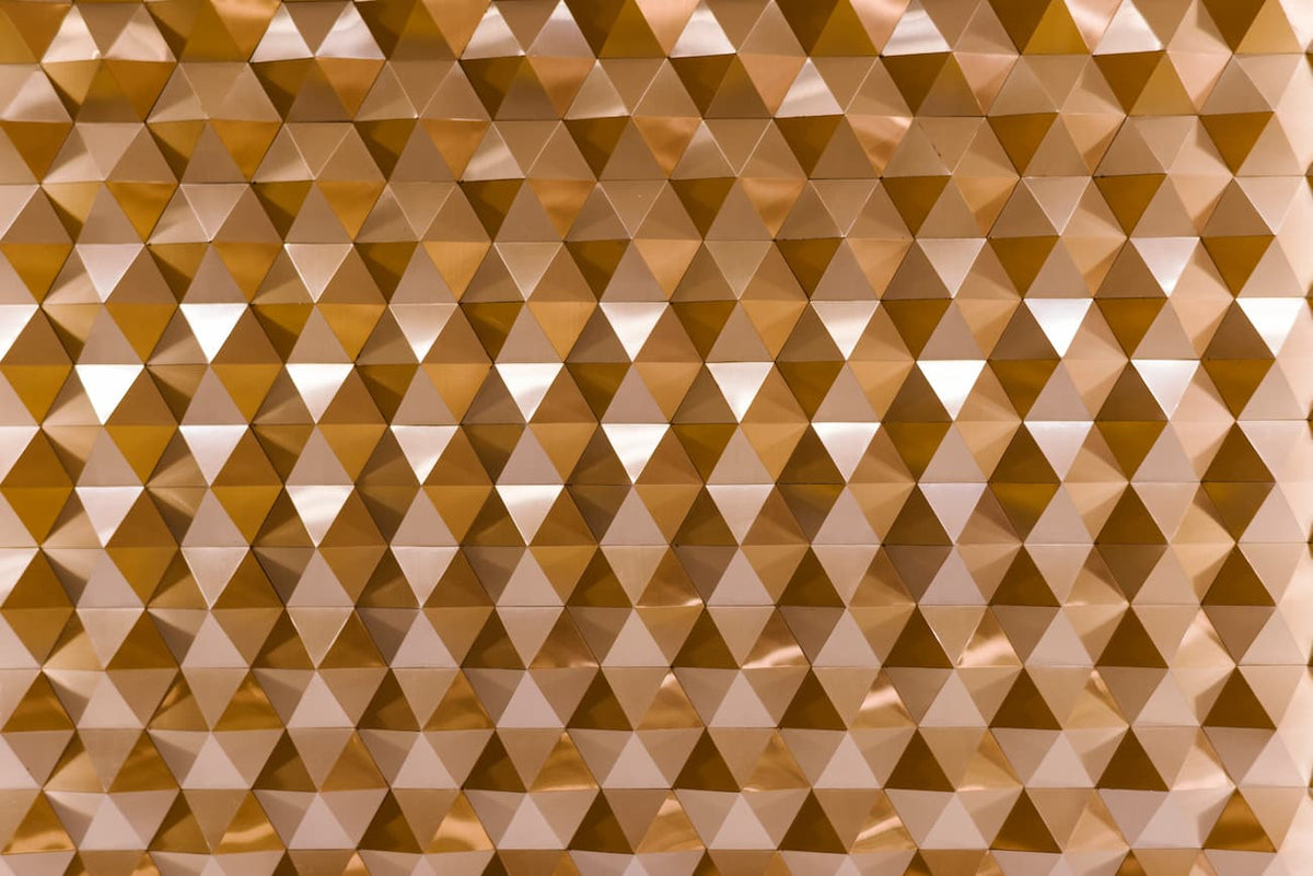 Papier peint 3D triangle brillant