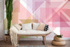Papier peint Papier peint triangles abstraits géométrique abstrait scandinave,