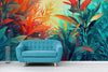 Papier peint Papier peint plantes tropicales vintage luxuriant de apporte