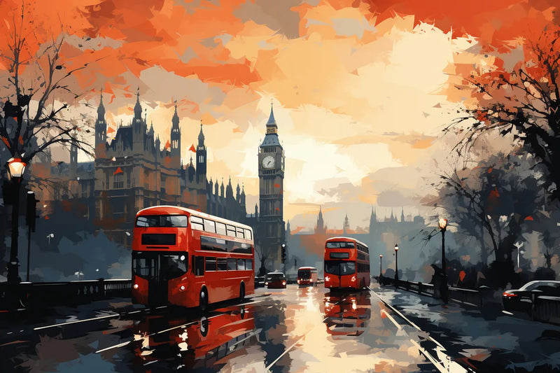 Papier peint panoramique londres big ben