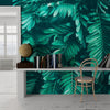 Papier peint Papier peint feuillage plantes vertes exotiques luxuriant de apporte