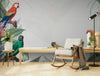Papier peint Papier peint design jungle tropicale et animaux tropical luxuriant aux