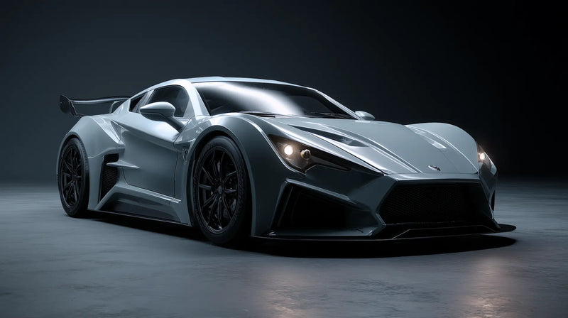 Papier Peint Hypercar Moderne Studio Photo