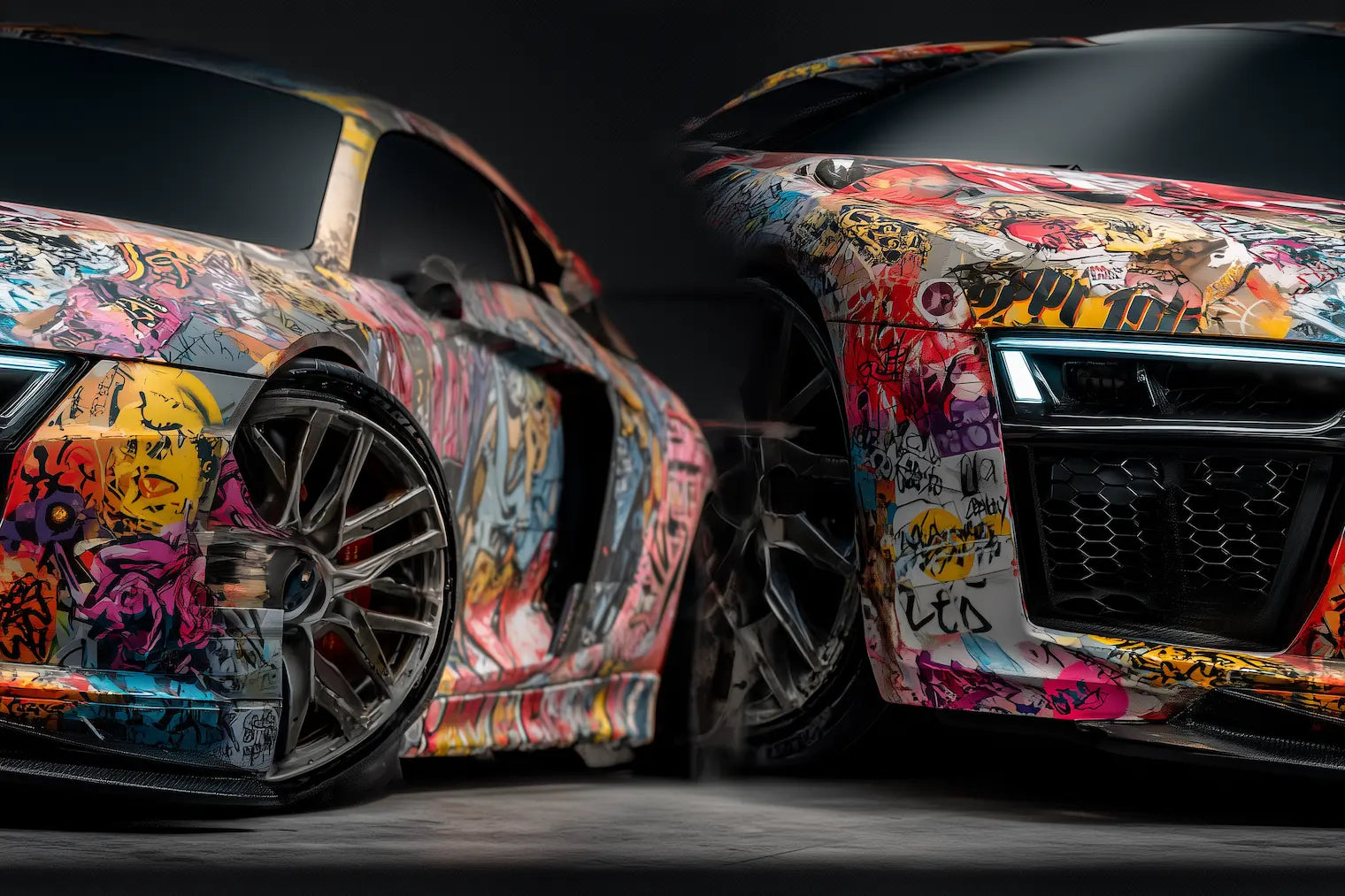 Papier Peint Supercar Art Graffiti